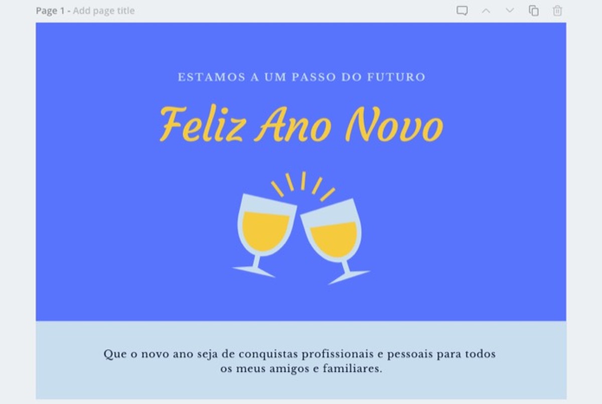 Como fazer uma mensagem de Ano Novo no Canva – TechTudo