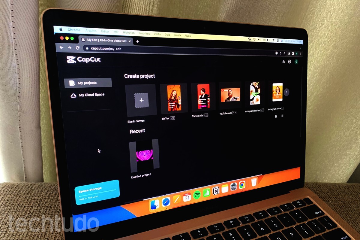 CapCut online: como usar o editor de vídeos direto no navegador – TechTudo