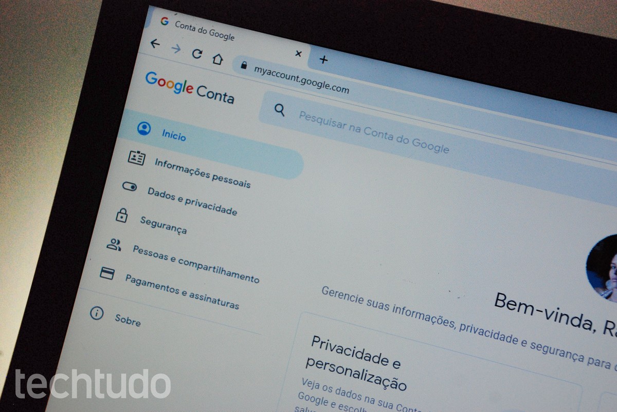 Como mudar senha do Google – TechTudo