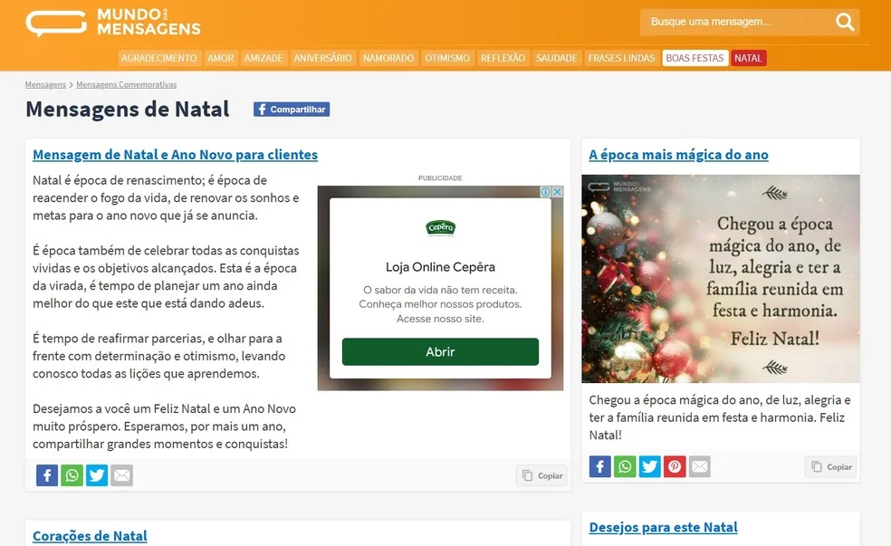 Mensagens de Natal e Ano Novo 2023: veja 5 sites com frases e … – Dinarte Assunção