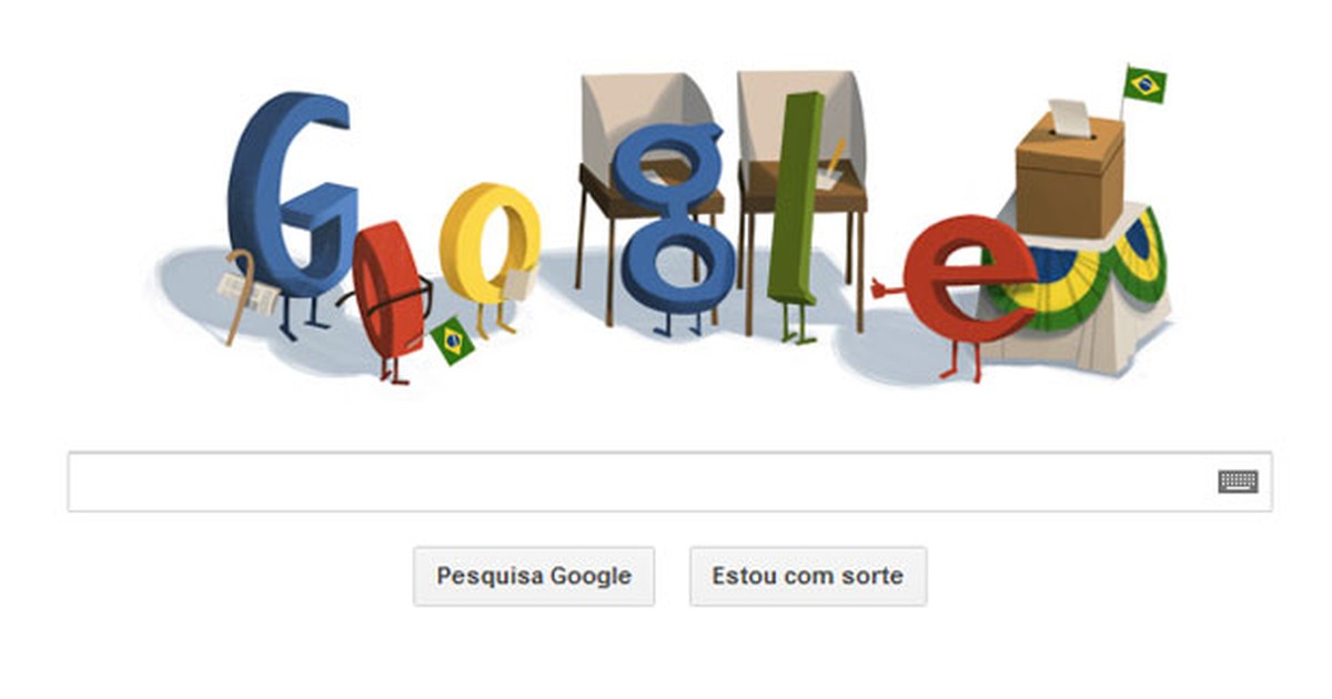 Google muda logo em página inicial para as eleições no Brasil – G1