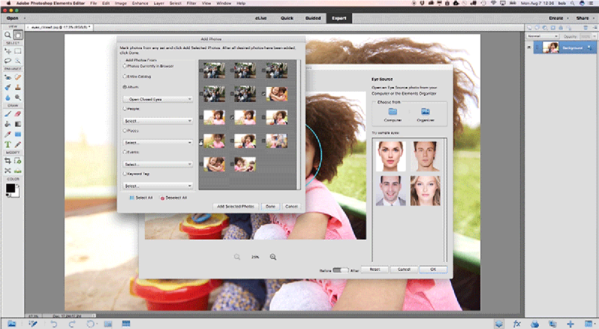 Photoshop Elements ganha função para abrir os olhos de pessoas em fotos – TechTudo