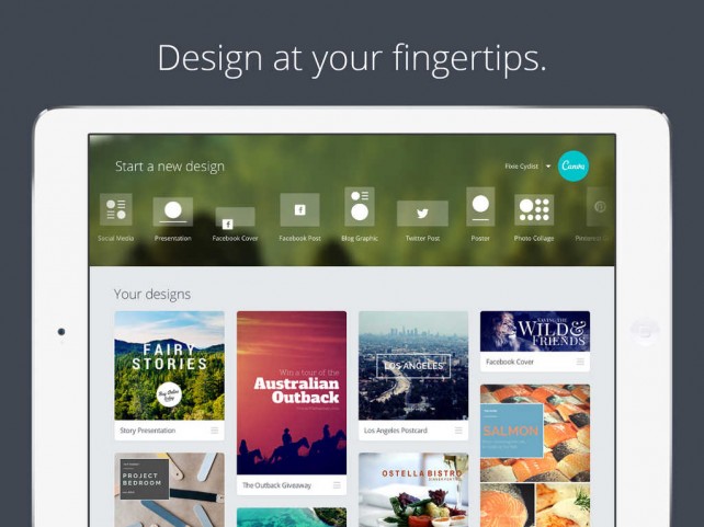 Drag-and-drop graphic design platform Canva releases official app for iPad – AppAdvice