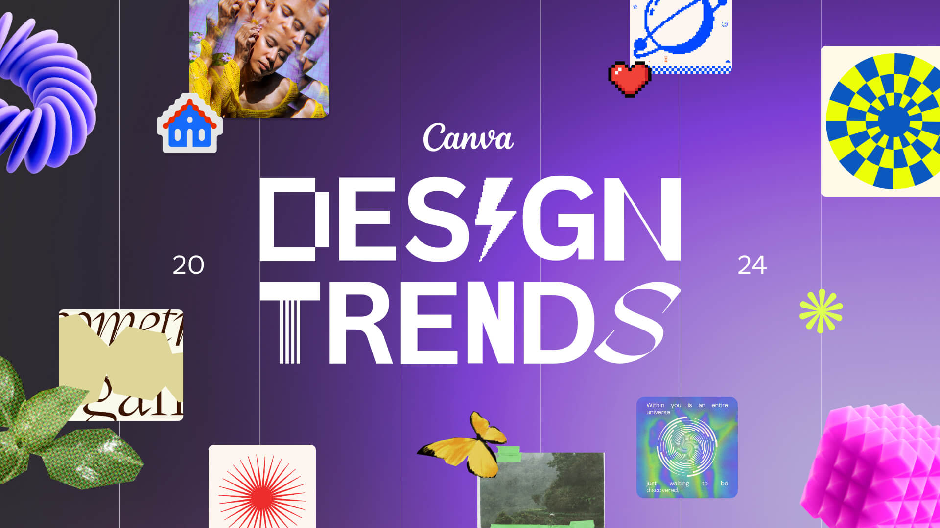 Cinco tendências de design para 2024, segundo relatório do Canva – B9