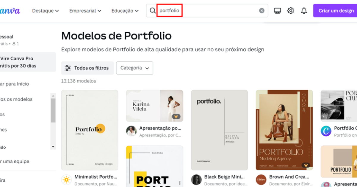 Como fazer um portfólio no Canva – Terra